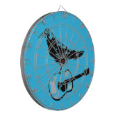 Gitarrenlied Dartscheibe (Vorderseite Links)