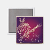 Gitarrenmagnet spielen magnet (Vorderseite/Rückseite)