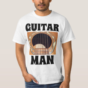 GITARRENMANN AKUSTIK T-SHIRTS FÜR MÄNNER