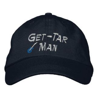 Gitarrenmann bestickter Hut
