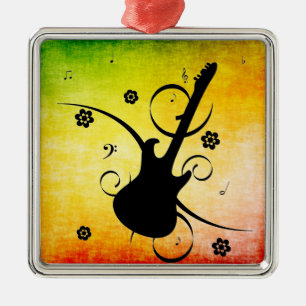 Gitarrenmetall Ornament Aus Metall