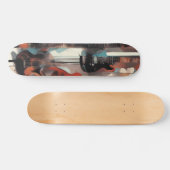 Gitarrenmontage Skateboard (Horizontal)