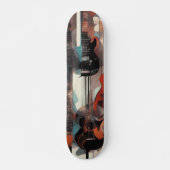 Gitarrenmontage Skateboard (Vorne)