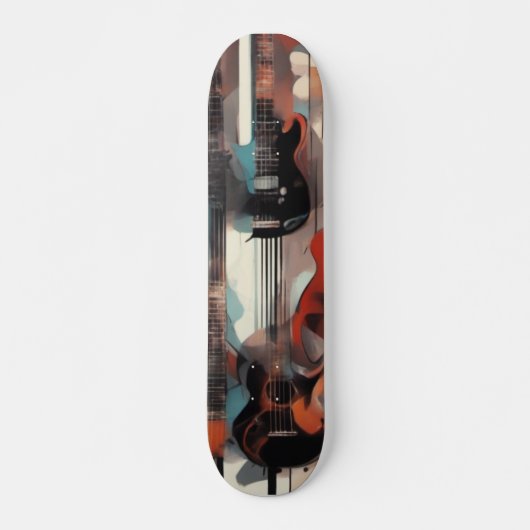 Gitarrenmontage Skateboard (Vorne)