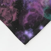 Gitarrenmusik Fleece Blanket Lila (Ecke)