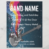 Gitarrenmusik Flyer (Hinten)