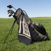 Gitarrenmusik in Ihrem Gesicht Golfhandtuch (Gras)