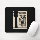 Gitarrenmusik in Ihrem Gesicht Mousepad (Mit Mouse)