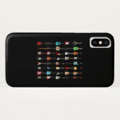 Gitarrenmusik Instrument Rock and Roll Case-Mate iPhone Hülle (Rückseite (Horizontal))