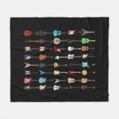 Gitarrenmusik Instrument Rock and Roll Fleecedecke (Vorderseite (Horizontal))