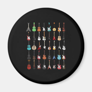 Gitarrenmusik Instrument Rock and Roll Magnet