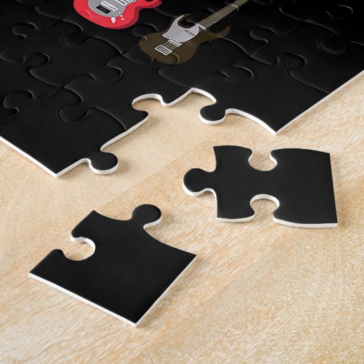 Gitarrenmusik Instrument Rock and Roll Puzzle (Seite)