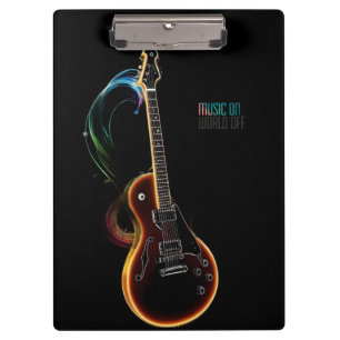 Gitarrenmusik Klemmbrett