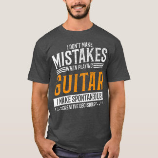 Gitarrenmusik Lover Creative Guitar Player T-Shirt