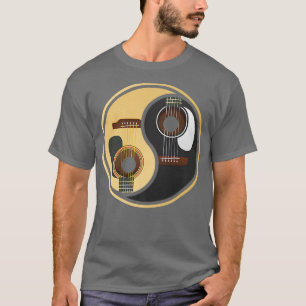 Gitarrenmusik Lover Gitarre Yin Yang510 T-Shirt