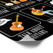 Gitarrenmusik macht alles, was ich in meiner Freiz Poster (Ecke)