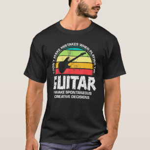 Gitarrenmusik Musikinstrument Musiker Spaß T-Shirt