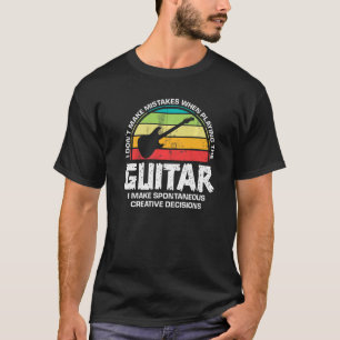 Gitarrenmusik Musikinstrument Musikerspass T-Shirt