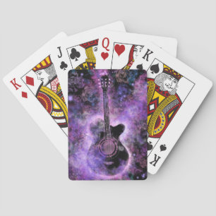 Gitarrenmusik Spielkarten