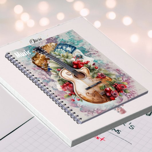 Gitarrenmusik Spirit Notizblock