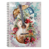 Gitarrenmusik Spirit Notizblock (Vorderseite)