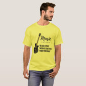 Gitarrenmusik T-Shirt (Vorne ganz)