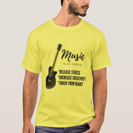 Gitarrenmusik T-Shirt