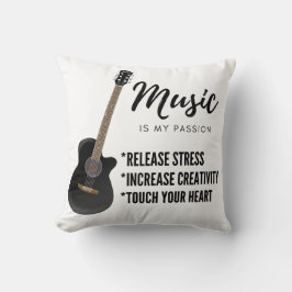 Gitarrenmusik-T - Shirt Hoodie Kissen