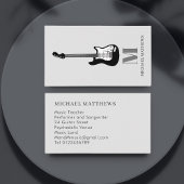 Gitarrenmusiklehrer Visitenkarte