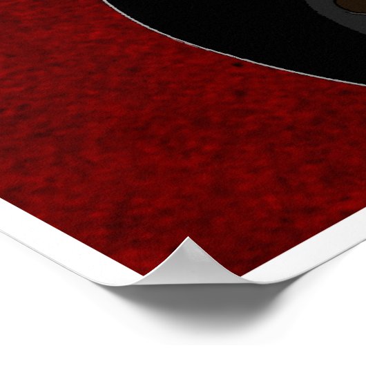 Gitarrenmusikposter Poster (Ecke)