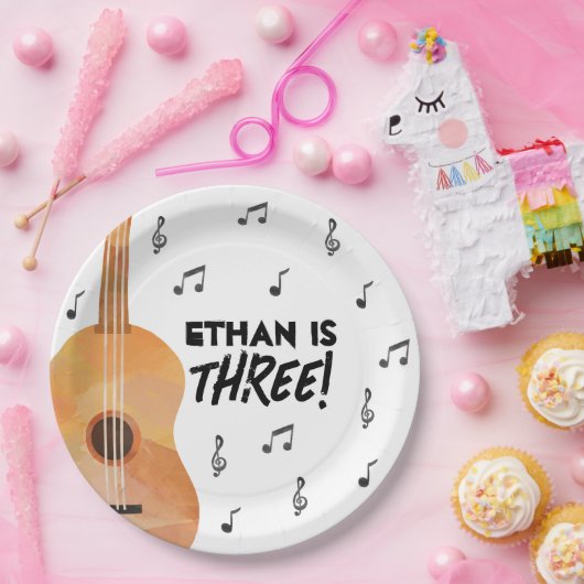 Gitarrenmusiktheater Geburtstagsparty Paper Teller (Party)