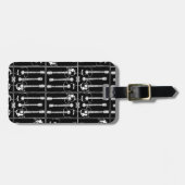 Gitarrenmuster Gepäckanhänger (Vorderseite horizontal)