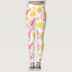 Gitarrenmuster Leggings