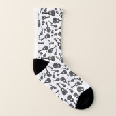 Gitarrenmuster-Player Socken (Rechts - Außen)