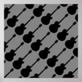 Gitarrenmuster Poster (Vorne)