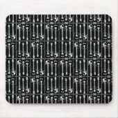 Gitarrenmuster schwarz mousepad (Vorne)