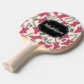 Gitarrenmuster Tischtennis Schläger (Vorderseite)