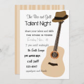 Gitarrennacht Einladung (Vorne/Hinten)