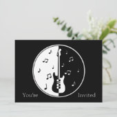 Gitarrennacht Einladung (Stehend Vorderseite)