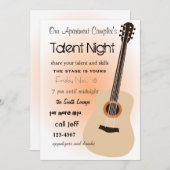 Gitarrennacht Einladung (Vorne/Hinten)