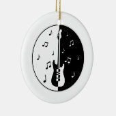 Gitarrennacht Keramik Ornament (Rechts)