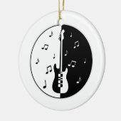 Gitarrennacht Keramik Ornament (Links)