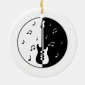 Gitarrennacht Keramik Ornament (Hinten)