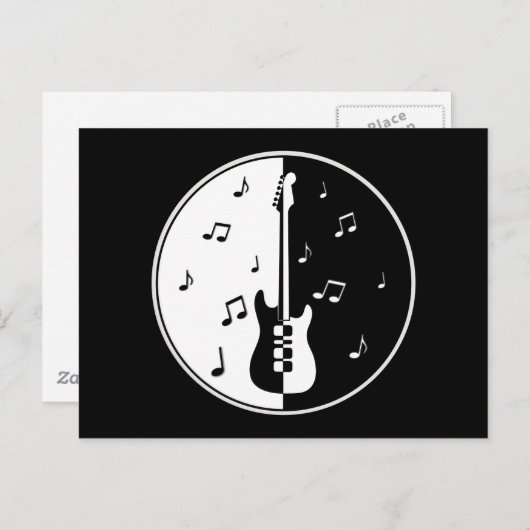 Gitarrennacht Postkarte (Vorne/Hinten)