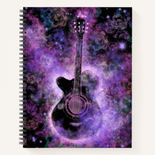 GitarrenNotebook-Musikdesign Notizblock