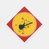 Gitarrenpapier Napkin Serviette (Ecke)