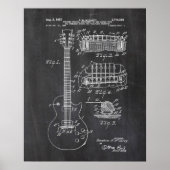Gitarrenpatentposter Poster (Vorne)