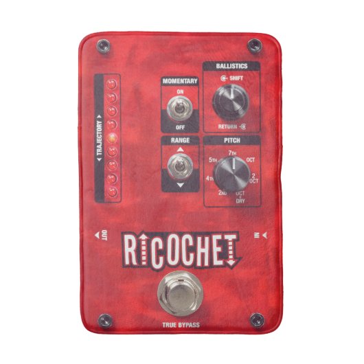 Gitarrenpedal-Badmatte Badematte (Vorderseite Vertikal)