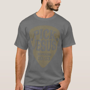 Gitarrenpick Jesus Christliche Musik Gitarrist Pas T-Shirt