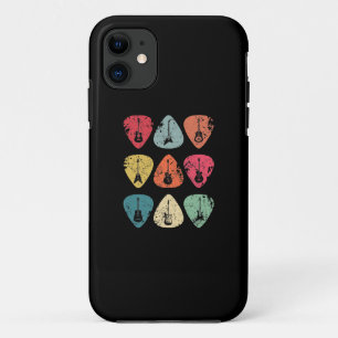 Gitarrenpick Retro Vintage für Gitarristen Bassist Case-Mate iPhone Hülle